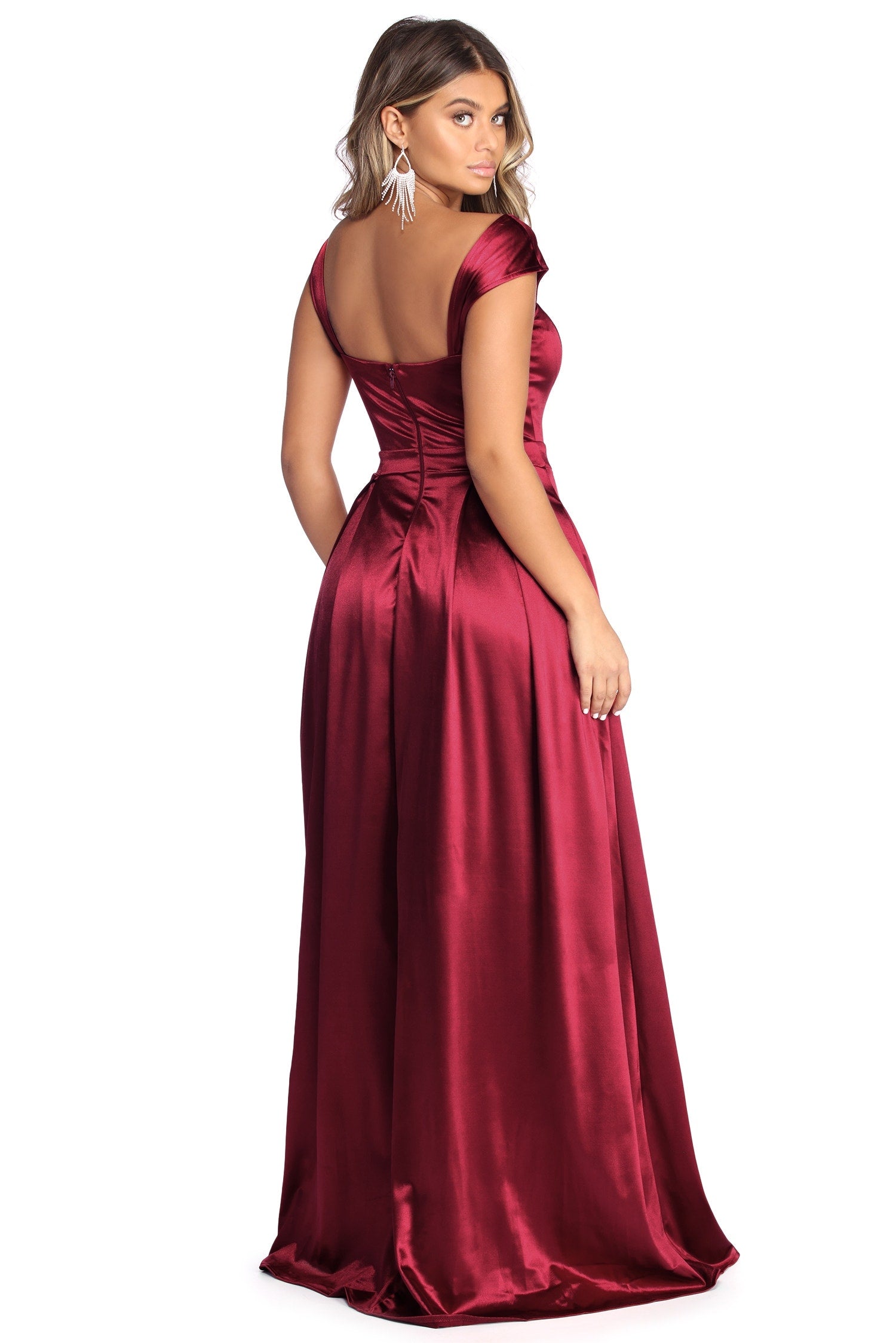 Francesca Formal Sweetheart Satin Dress