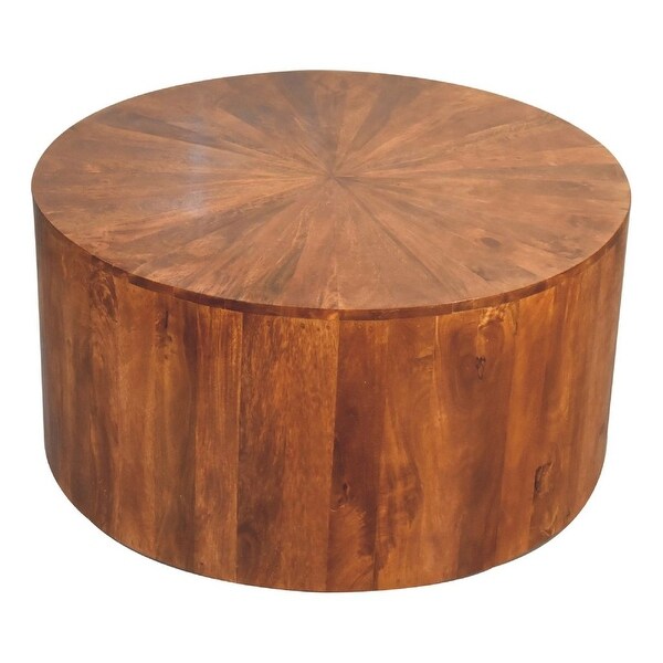 Artisan Furniture Chestnut Round Wooden Coffee Table