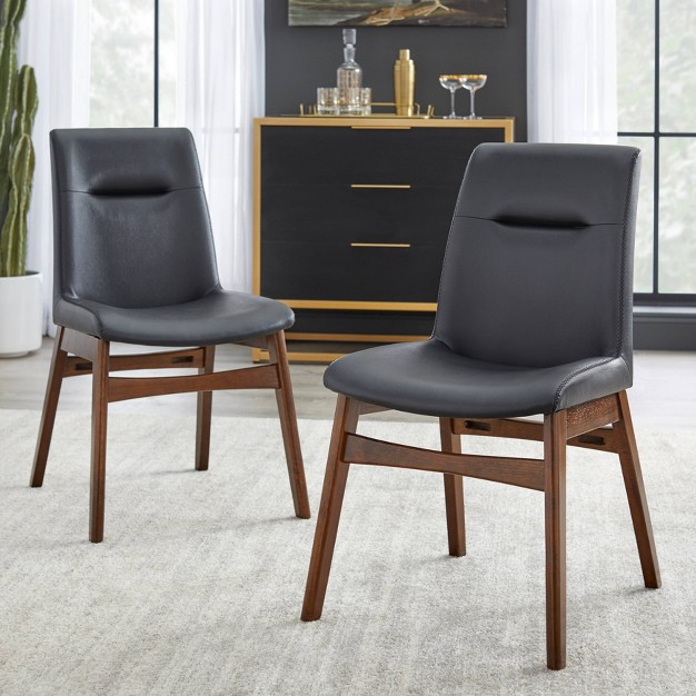 3pc Vance Dining Set Walnut black Buylateral