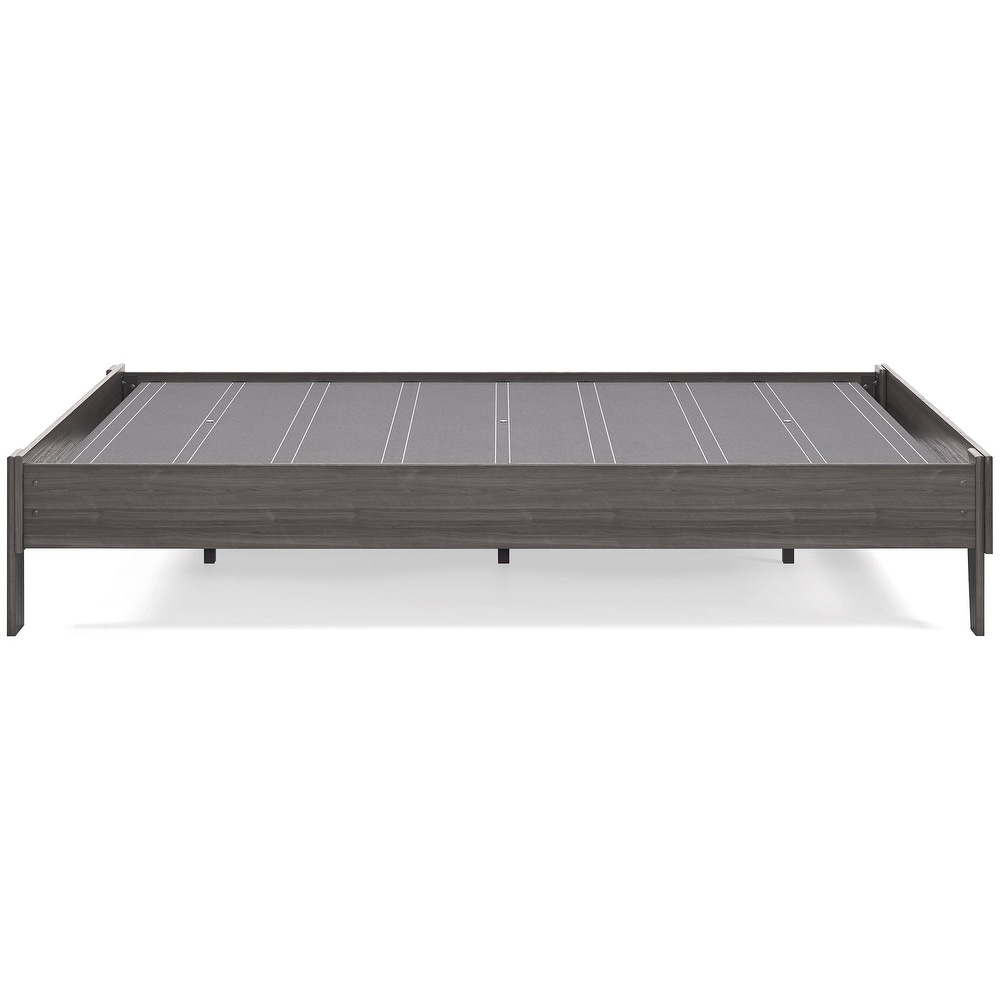 Signature Design by Ashley Brymont Dark Gray Platform Bed