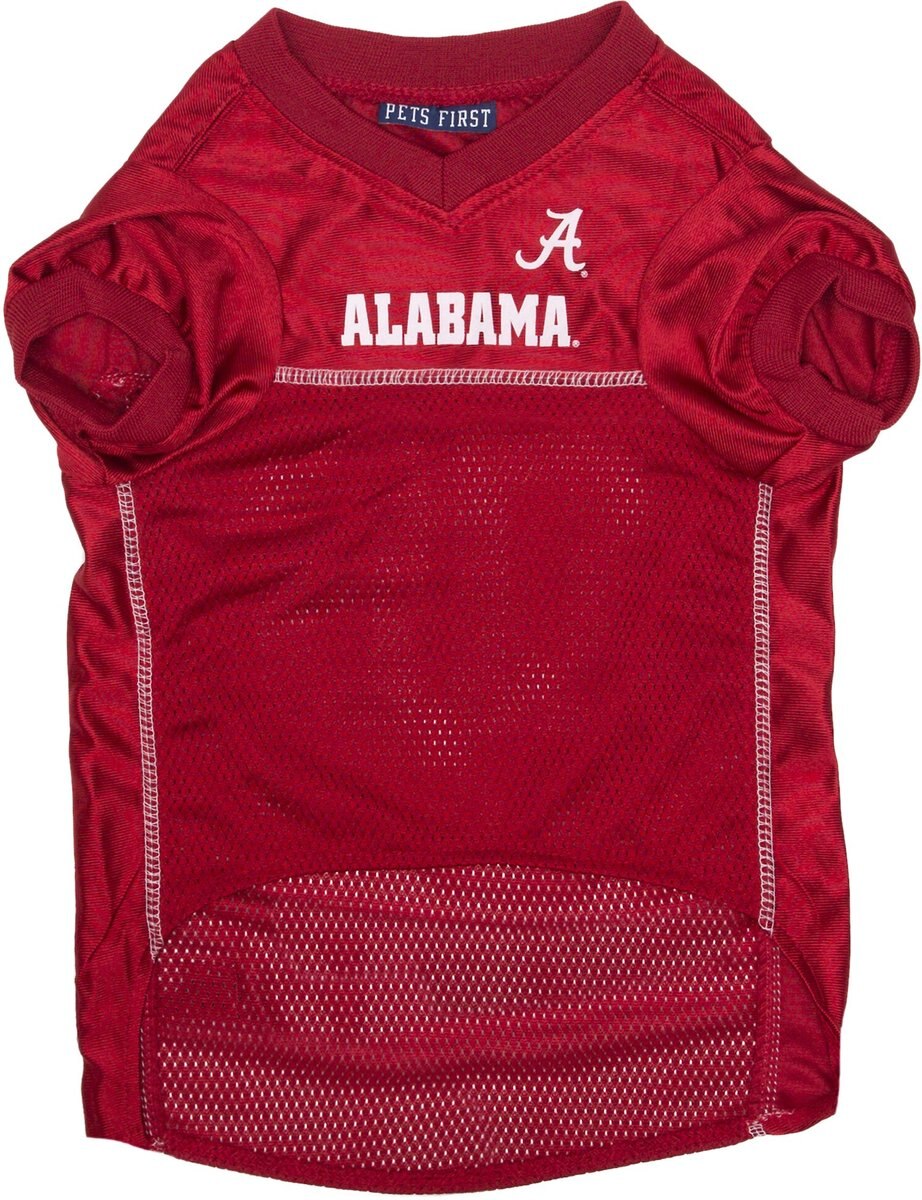 Pets First NCAA Alabama Crimson Tide Dog and Cat Jersey