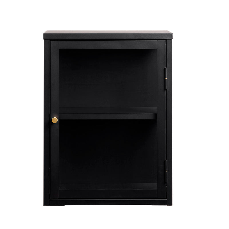 CARMEL Wall Glass Cabinet 45cm - Black