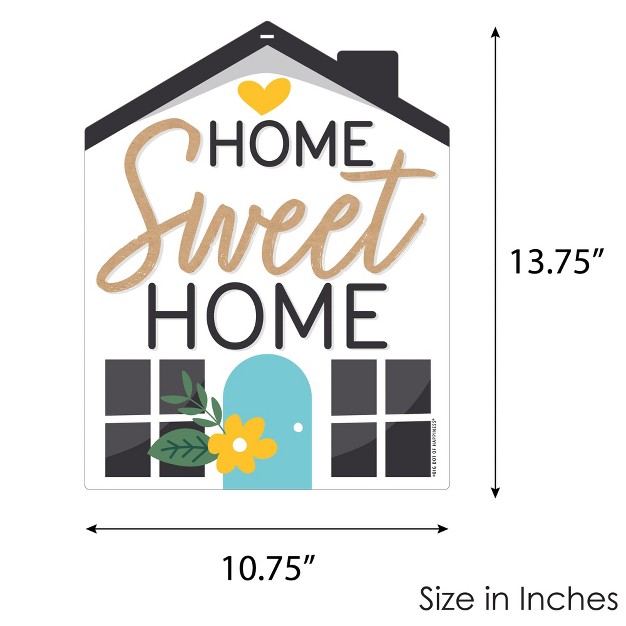 Big Dot Of Happiness Welcome Home Housewarming Hanging Porch New Sweet Home Outdoor Decorations Front Door Decor 1 Piece Sign