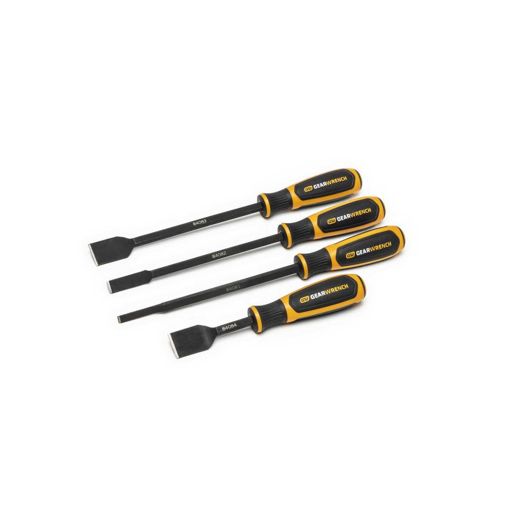 GEARWRENCH Dual Material Wide Scraper Set， 4Pc