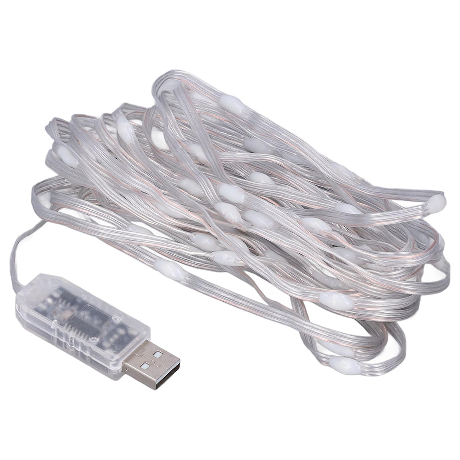 LED String Lights APP Control USB RGB Multicolor Decorative Lights IP44 Waterproof 5 Meters