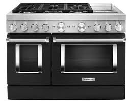 KitchenAid KFDC558JBK 483939 Smart CommercialStyle Dual Fuel Range with