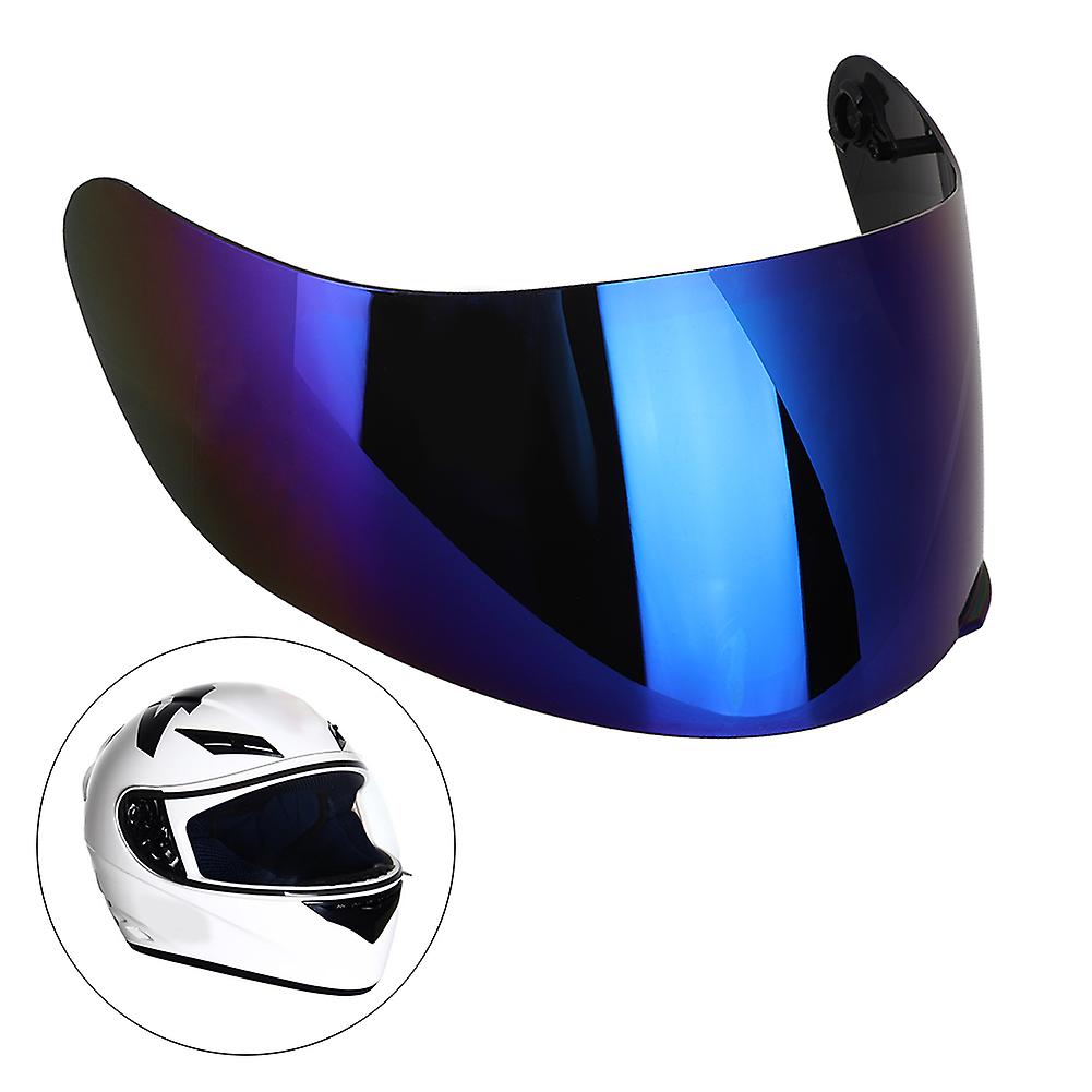 Full Face Motorcycle Helmet Visor Lens Windshield Replacement Fit For Agv K3sv K5 (blue)