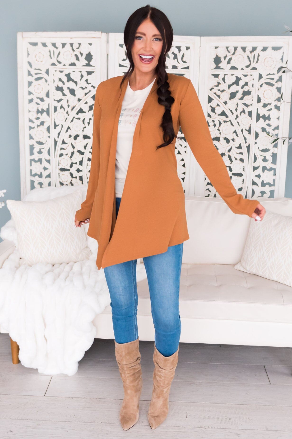 New Statements Modest Sweater Cardigan