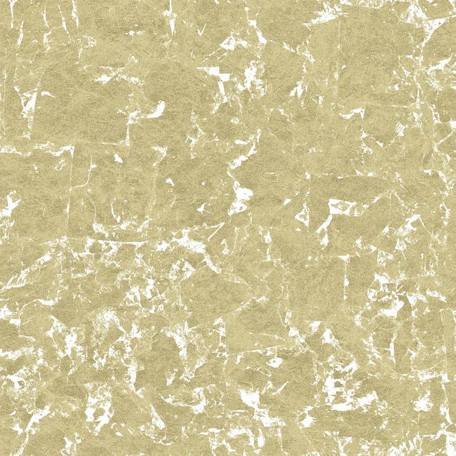 Gold Leaf Peel & Stick Wallpaper in Gold