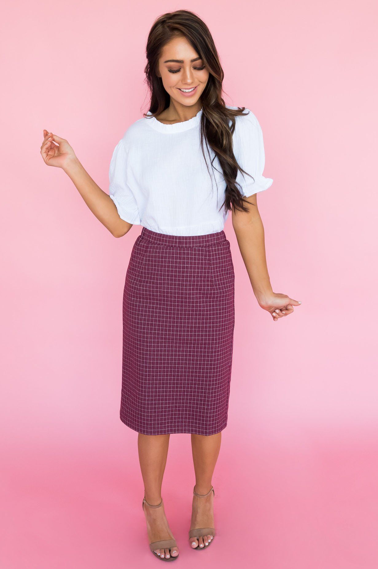 Dare To Be Extraordinary Pencil Skirt