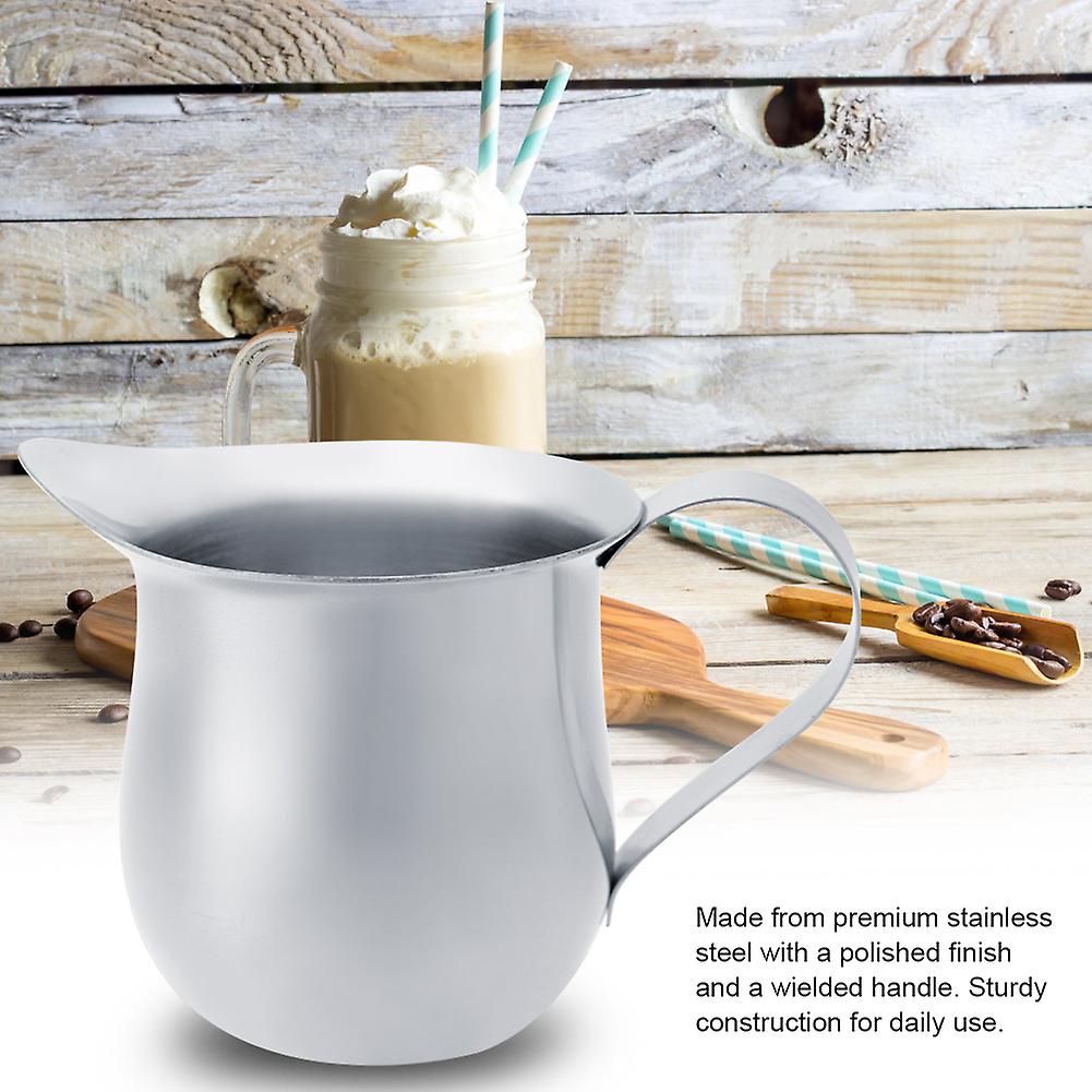 Milk Frothing Pitcher Stainless Steel Frothing Pitcher Jug For Coffee Cream Espresso(150ml)