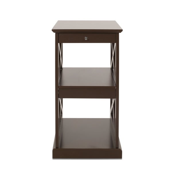 Vernon Contemporary 2 Shelf Side Table by Christopher Knight Home - 23.75