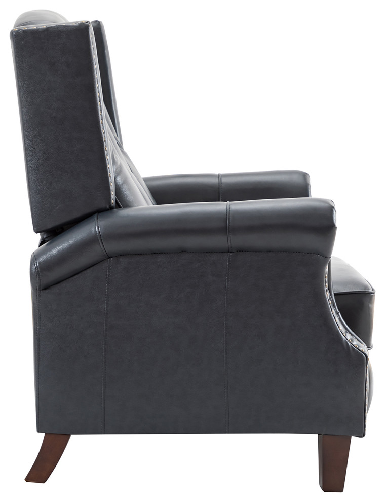 Genuine Leather Manual Recliner  Set of 2   Transitional   Recliner Chairs   by Karat Home  Houzz