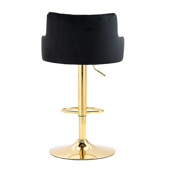 Retro Counter Height Barstools with Ergonomic-Designed Backrest and Footrest