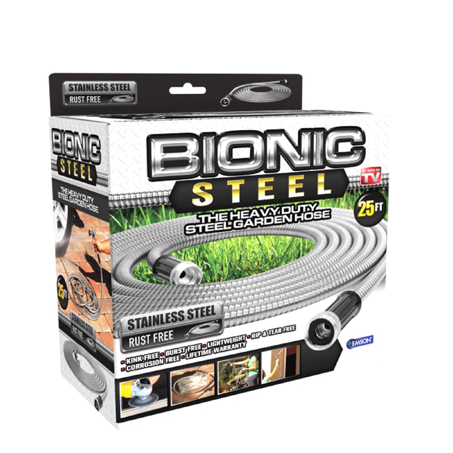 Bionic Steel Pro 25 ft. L Heavy Duty Commercial Grade Garden Hose