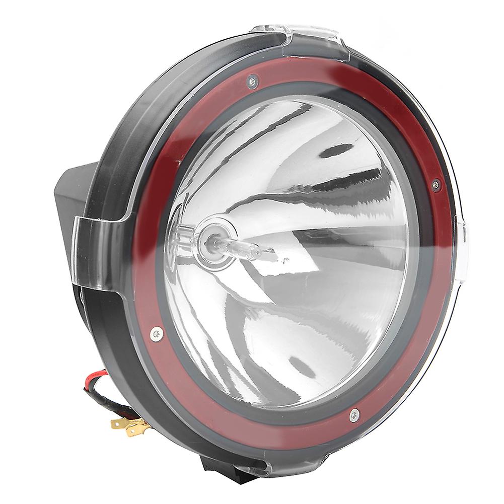 7in Hid Front Roof Spot Light Searching Lamp Vehicle Modification 12-24v 55w7inches Red Ring