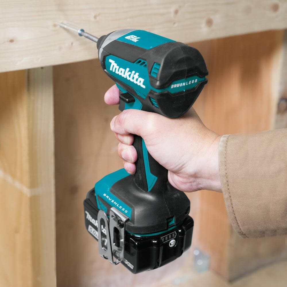 Makita 18V LXT Lithium-Ion Brushless Cordless Impact Driver Kit (5.0Ah) XDT13T from Makita