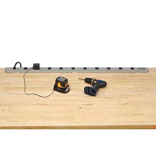 Legrand Wiremold CabinetMATE 9-Outlet 15 Amp Power Strip 6 ft. Cord 3609ULBC