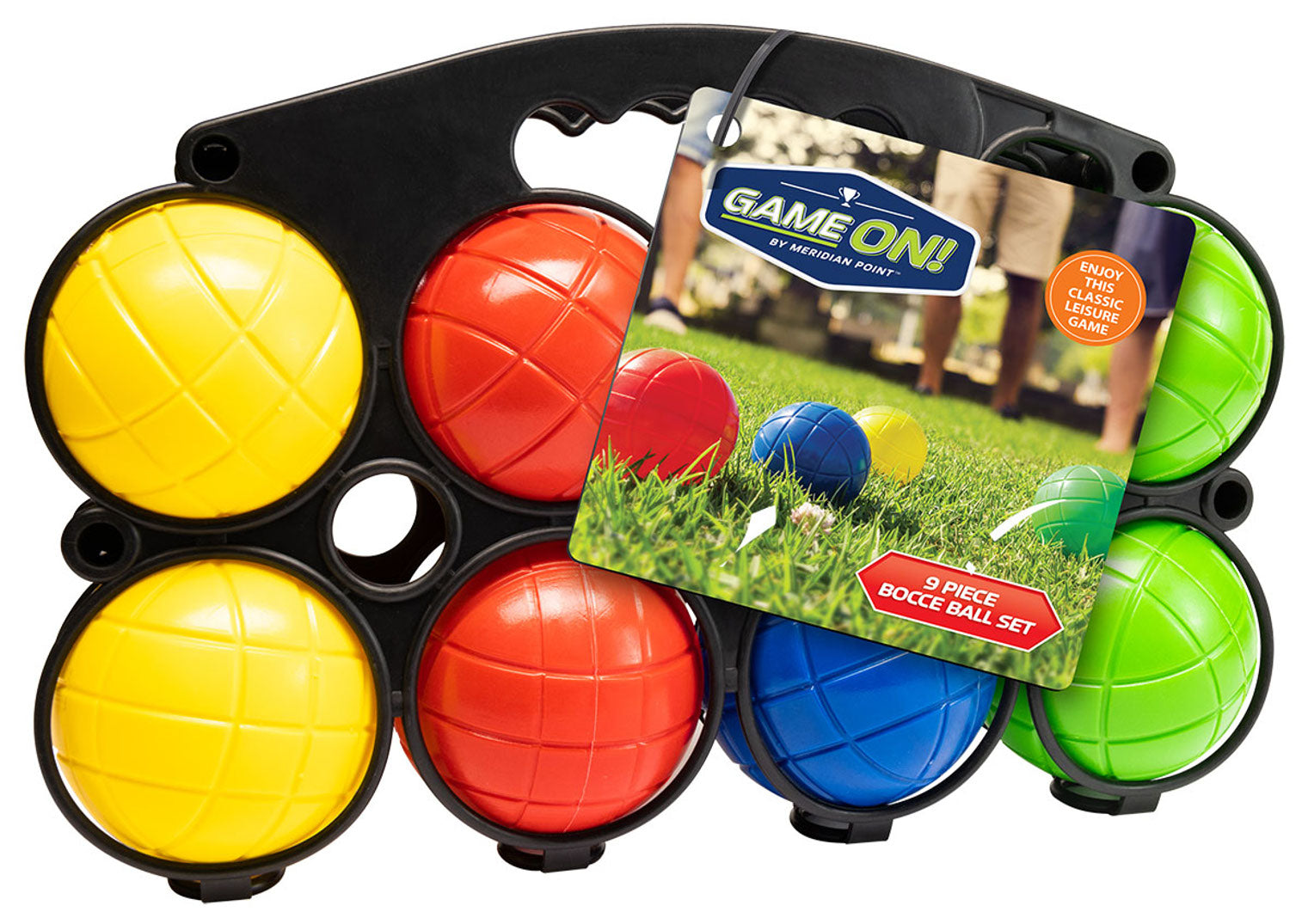 4 Player Starter Kids Bocce Ball Set Outdoor Lawn Game with Carry Case