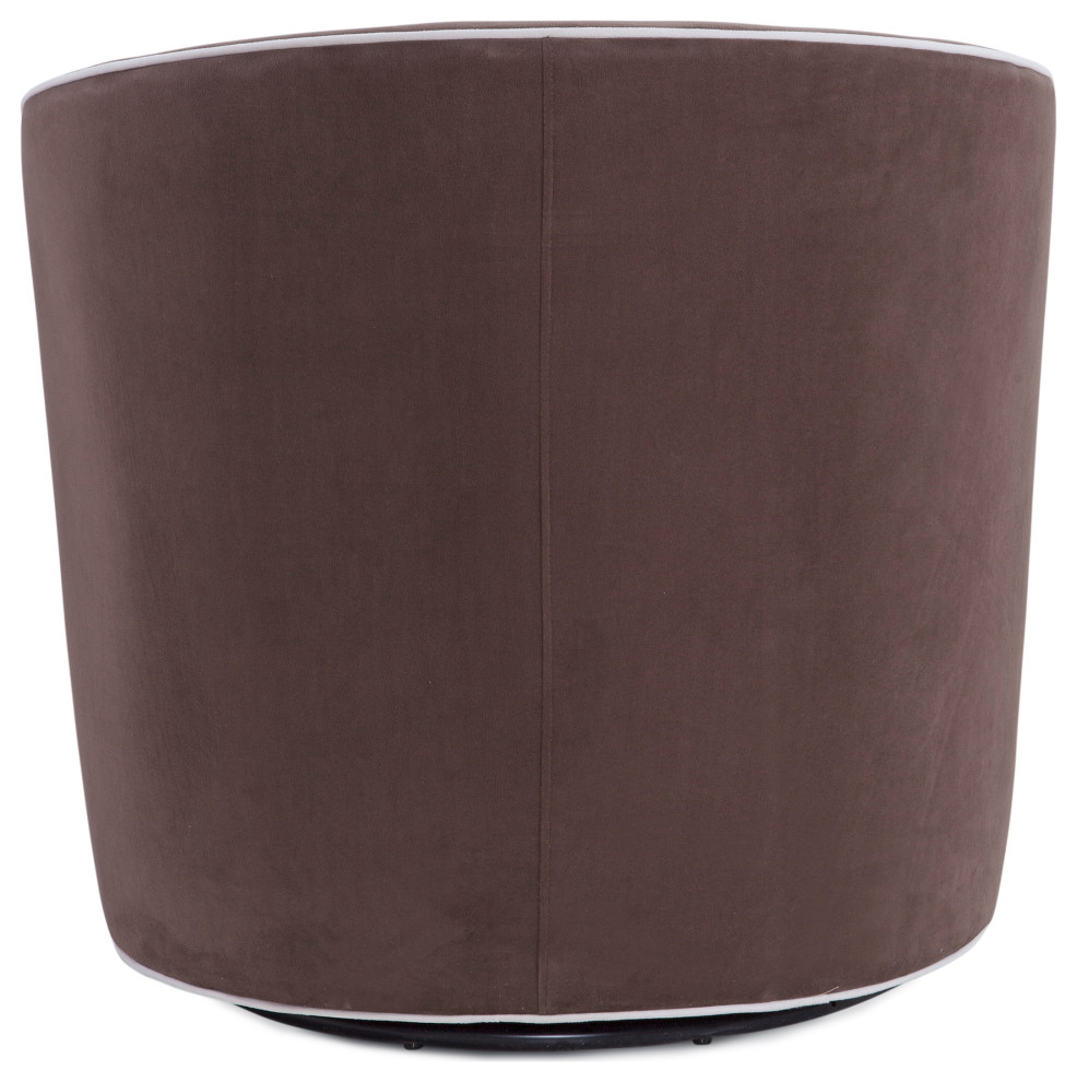 Keely Swivel Chair   Contemporary   Armchairs And Accent Chairs   by Comfort Pointe  Houzz