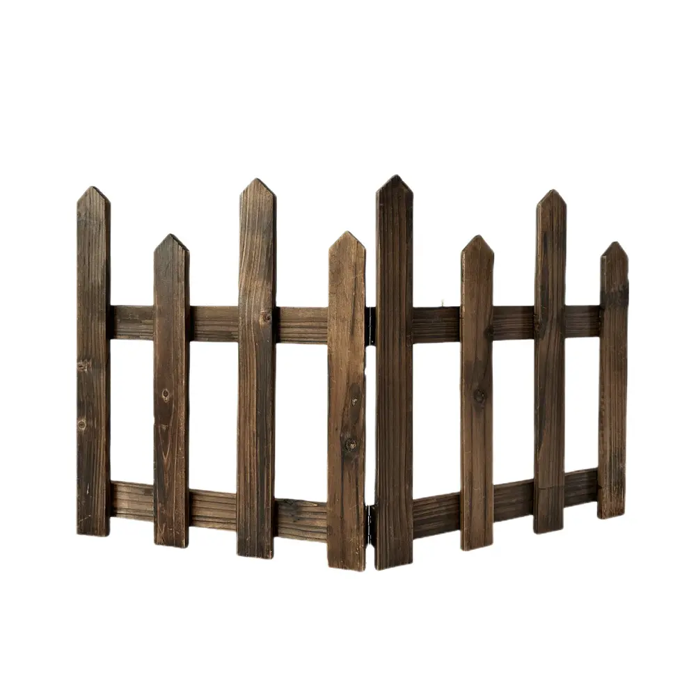 Manufacturer supply fir wooden small garden trellis fence wall wooden garden fence