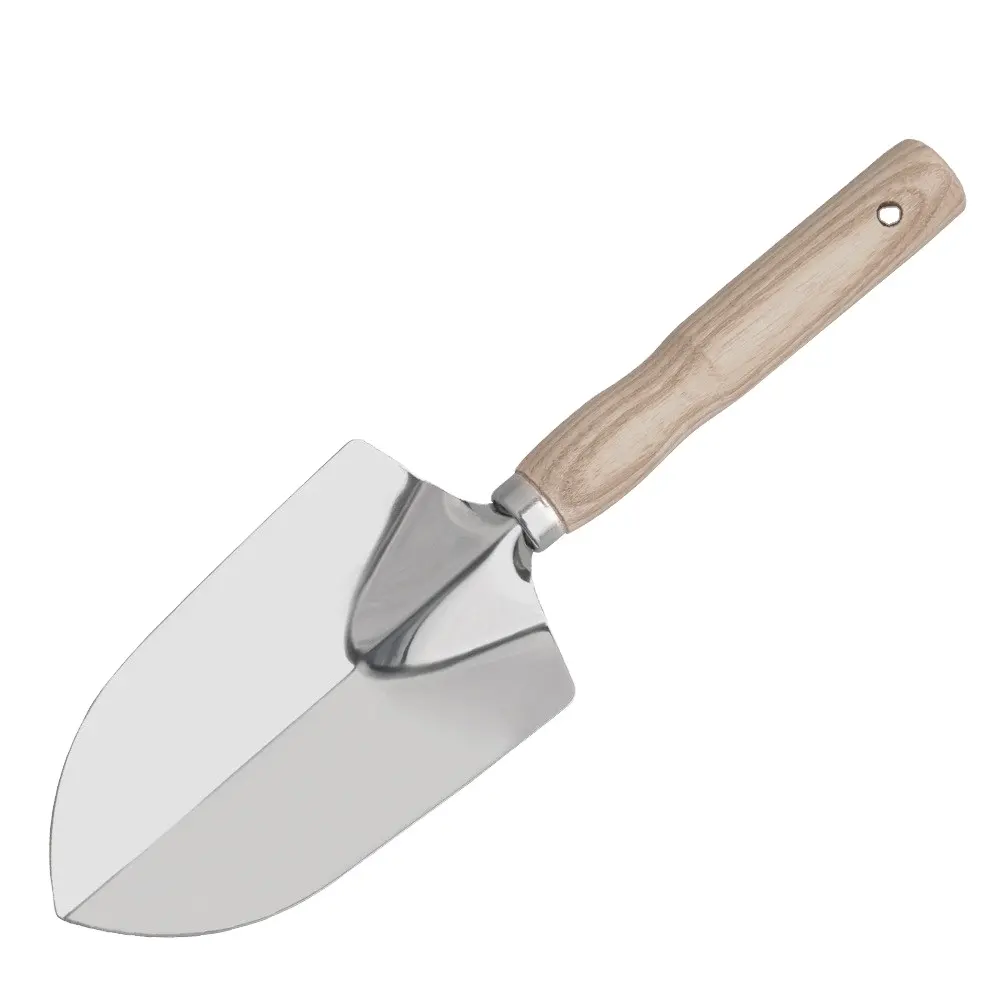 Customized Printing High Quality Manufacturers Outdoor Wooden Handle Mini Metal Shovel Garden Tools