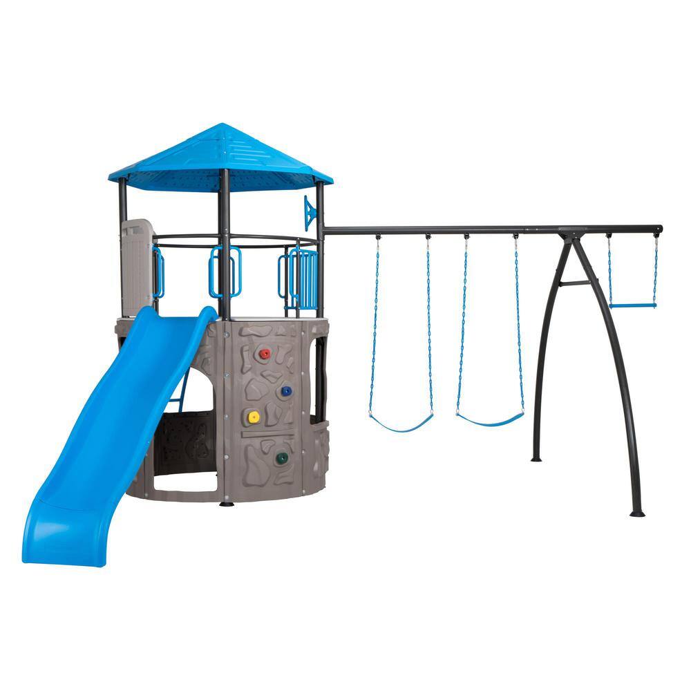 Lifetime Adventure Tower Play and Swing Set 91208