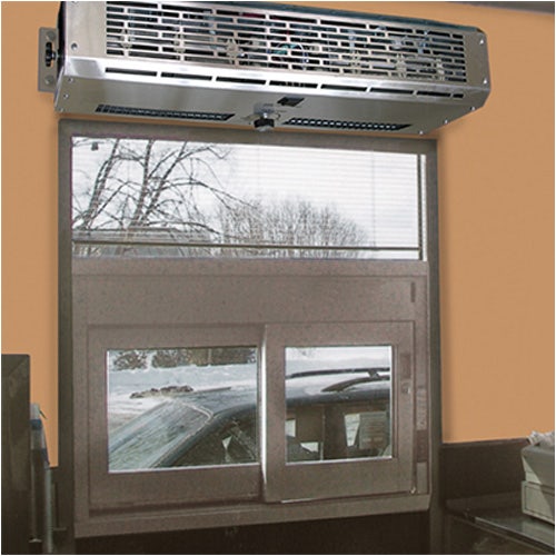 Curtron DT-24 2-Go Pro Drive-Through Window Air Curtain， Covers Up To 24