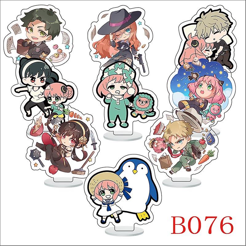 9pcs/set Anime Spy X Family Acrylic Stand Model Anya Yor Forger Twilight Loid Figure Decoration Action Plate Toys，spy X Family58