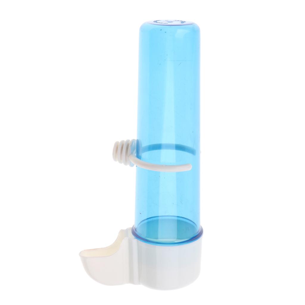 2 Pieces Automatic Bird Water Dispenser Bird Cage Waterer Feeder Bird Accessory Drinker Bottle for Hamster Parrot Cage Accessories