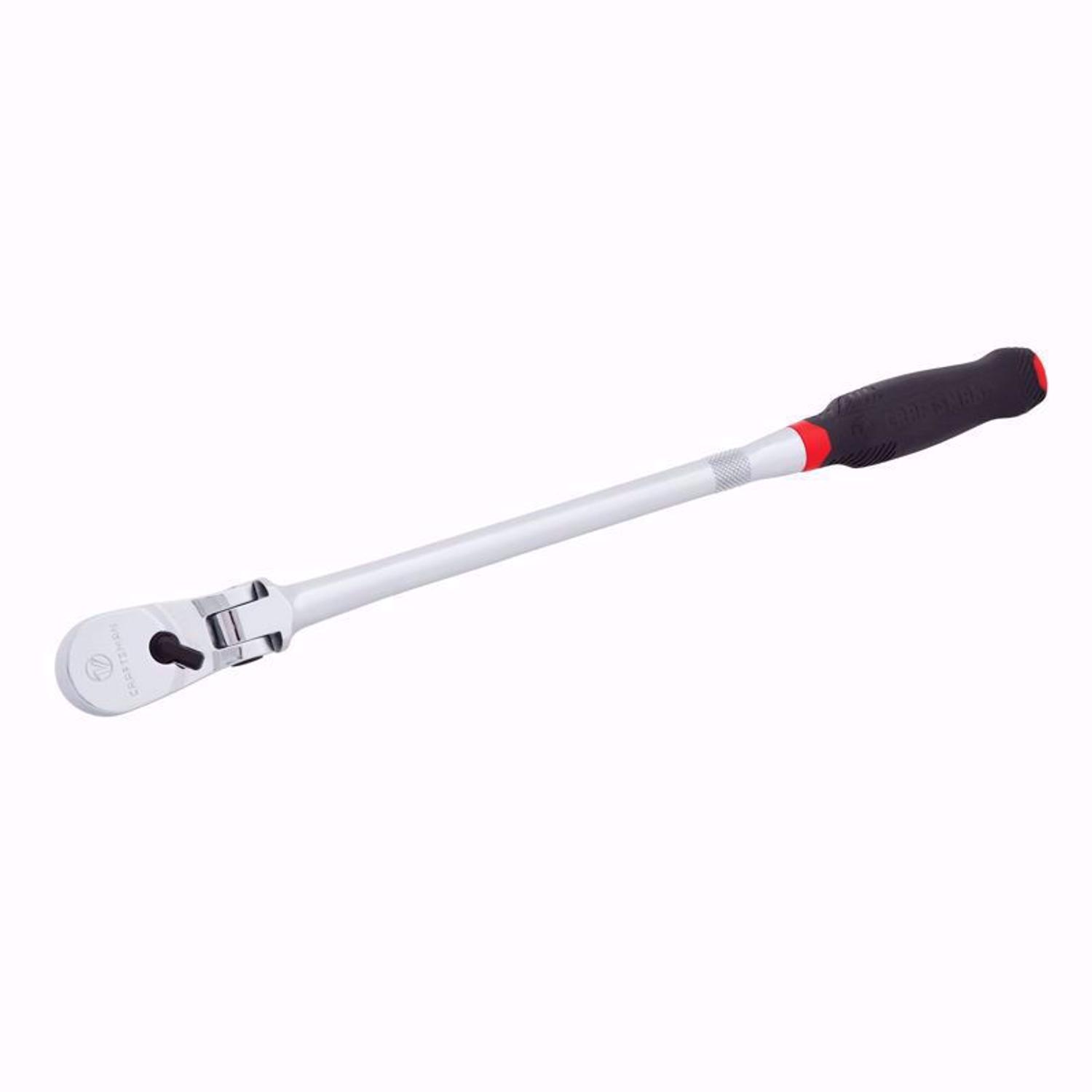 Craftsman V-Series 3/8 in. drive Comfort Grip Long Flex Head Ratchet 96 teeth