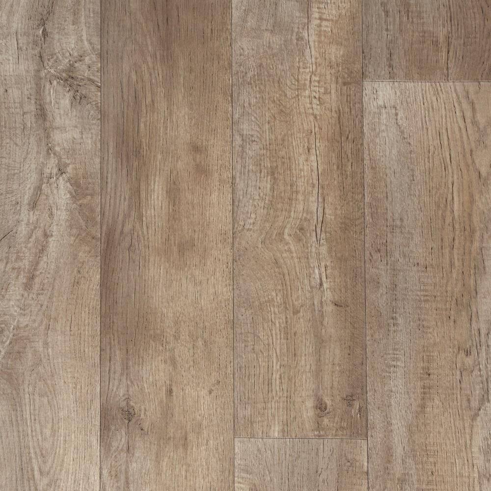 TrafficMaster Rustic Taupe Residential Vinyl Sheet Flooring 12 ft. Wide x Cut to Length U5210406K861G14