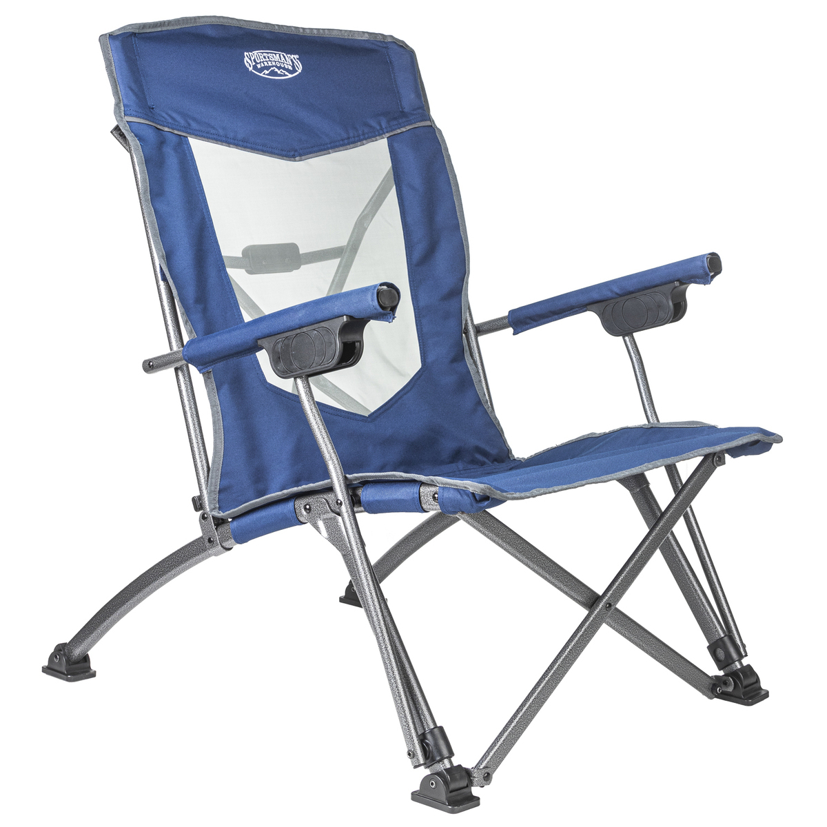 Sportsman's Warehouse Low Profile Reclining Chair  Blue