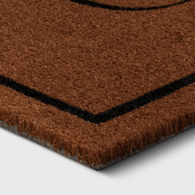 1 x27 8 quot x4 x27 x27 come In x27 Coir Doormat Natural