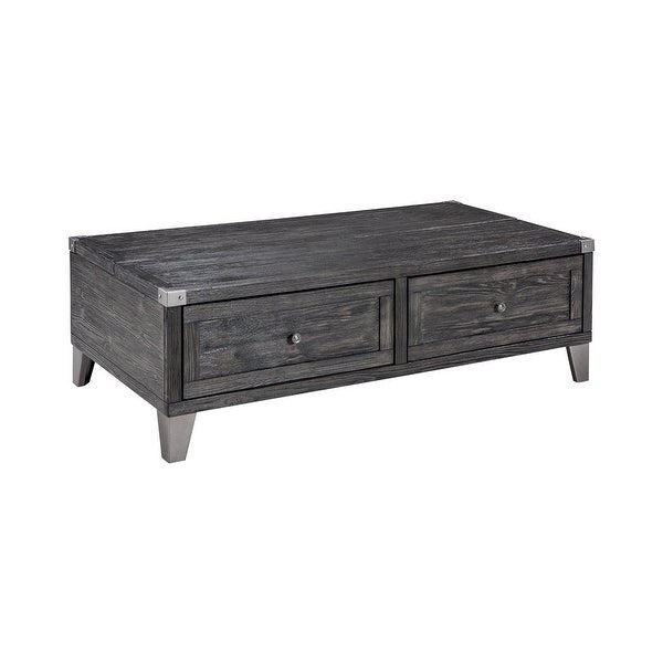 Ashley T901-9 Weathered Pine Finish Todoe Lift Top Cocktail Table