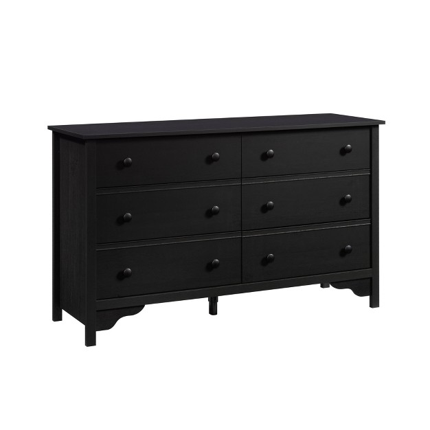 Dawson Trail 6 Drawer Dresser Raven Oak Sauder