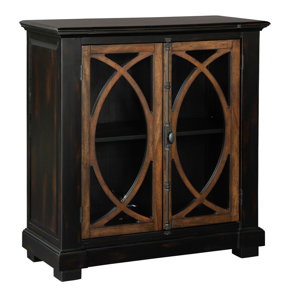 Hekman Furniture Solid Wood and Veneer Storage Entertainment Credenza