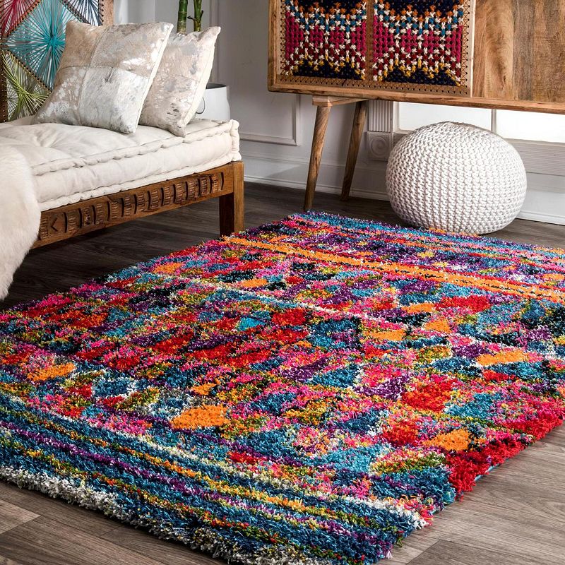 nuLOOM Leisha Moroccan Shaggy Rug