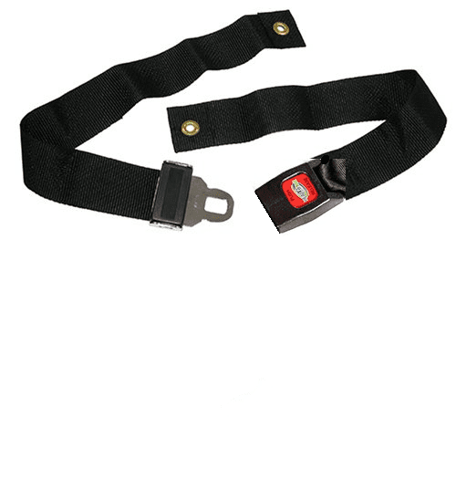 HEALTHLINE Wheelchair Strap Seat Belt， Wheelchair Safety Harness， Auto Style Belt with Metal Buckle up to 48