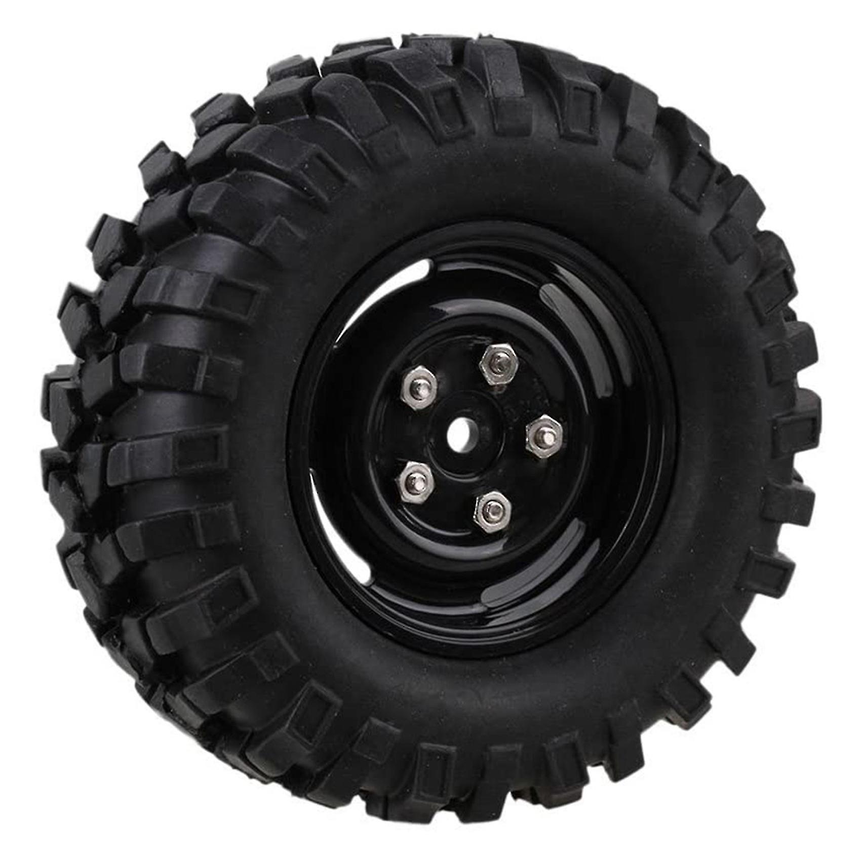 12pcs 96mm 1.9 Inch 12mm Hex Wheel Rim And Tyres Tires For 1/10 Rc Crawler Car Redcat Traxxas Trx4