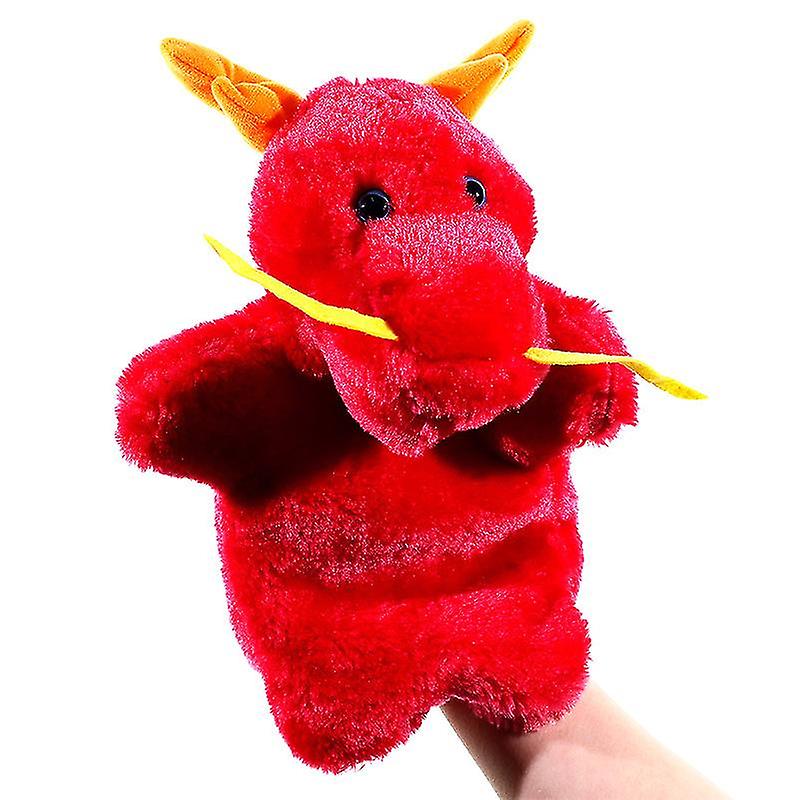 Plush Hand Puppet， Cartoon Cute Animal Plush Hand Puppet Interactive Educational Toy For Kids