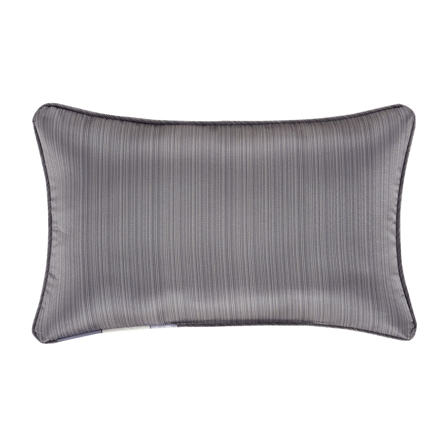 Five Queens Court Houston Charcoal Boudoir Decorative Throw Pillow