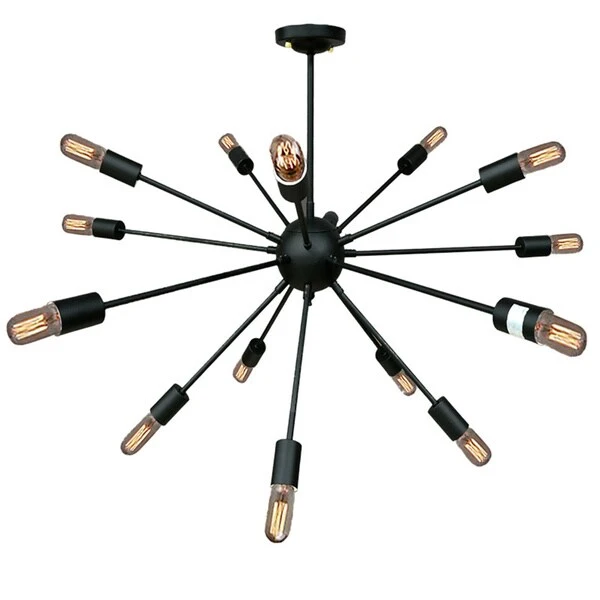 Noemi 15-light Antique 36-inch Metal Edison Chandelier Shopping - The Best Deals on Chandeliers