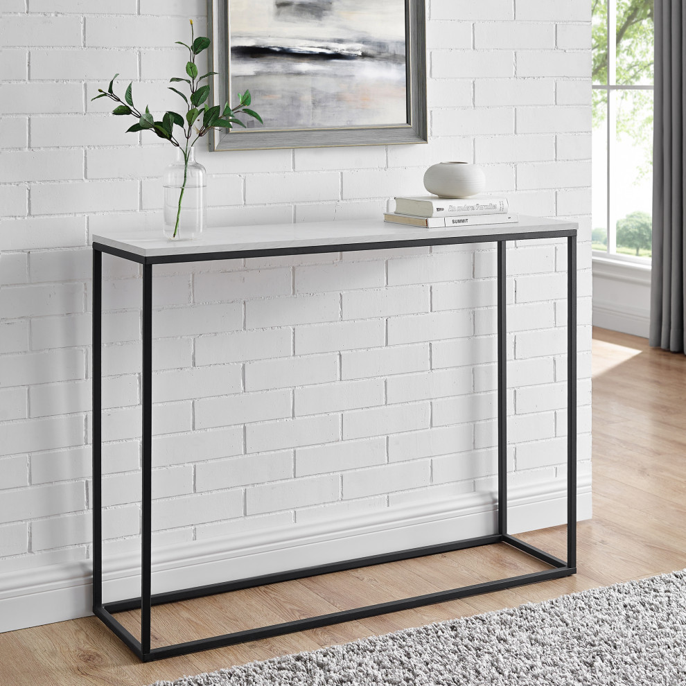 Lowell 42 quot Entry Table   Modern   Console Tables   by Walker Edison  Houzz