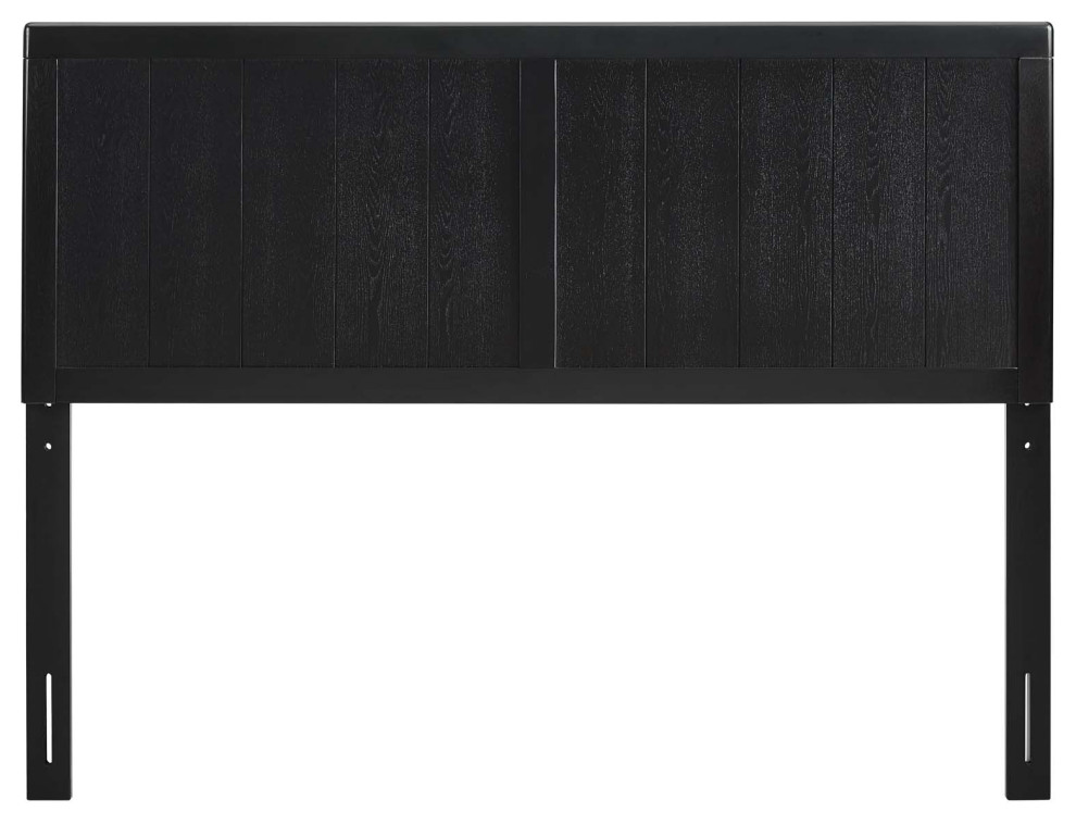 Robbie Twin Wood Headboard Black   Transitional   Headboards   by House Bound  Houzz