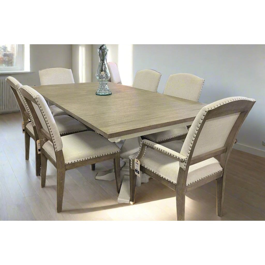 Charleston 7pc Dining Set  - Extendable (84-108)