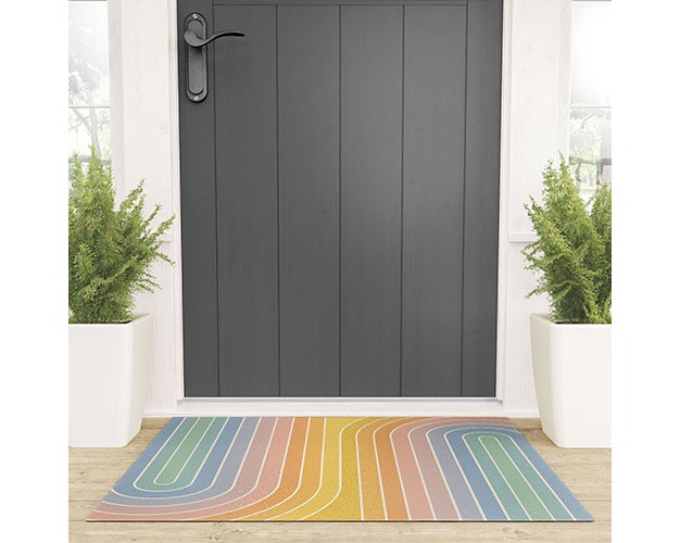 Colour Poems Gradient Curvature Iii Welcome Mat Society6