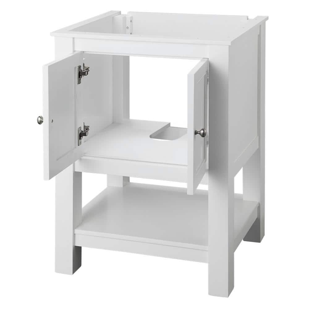 Home Decorators Collection Gazette 24 in W x 18 in D Bath Vanity Cabinet Only in White