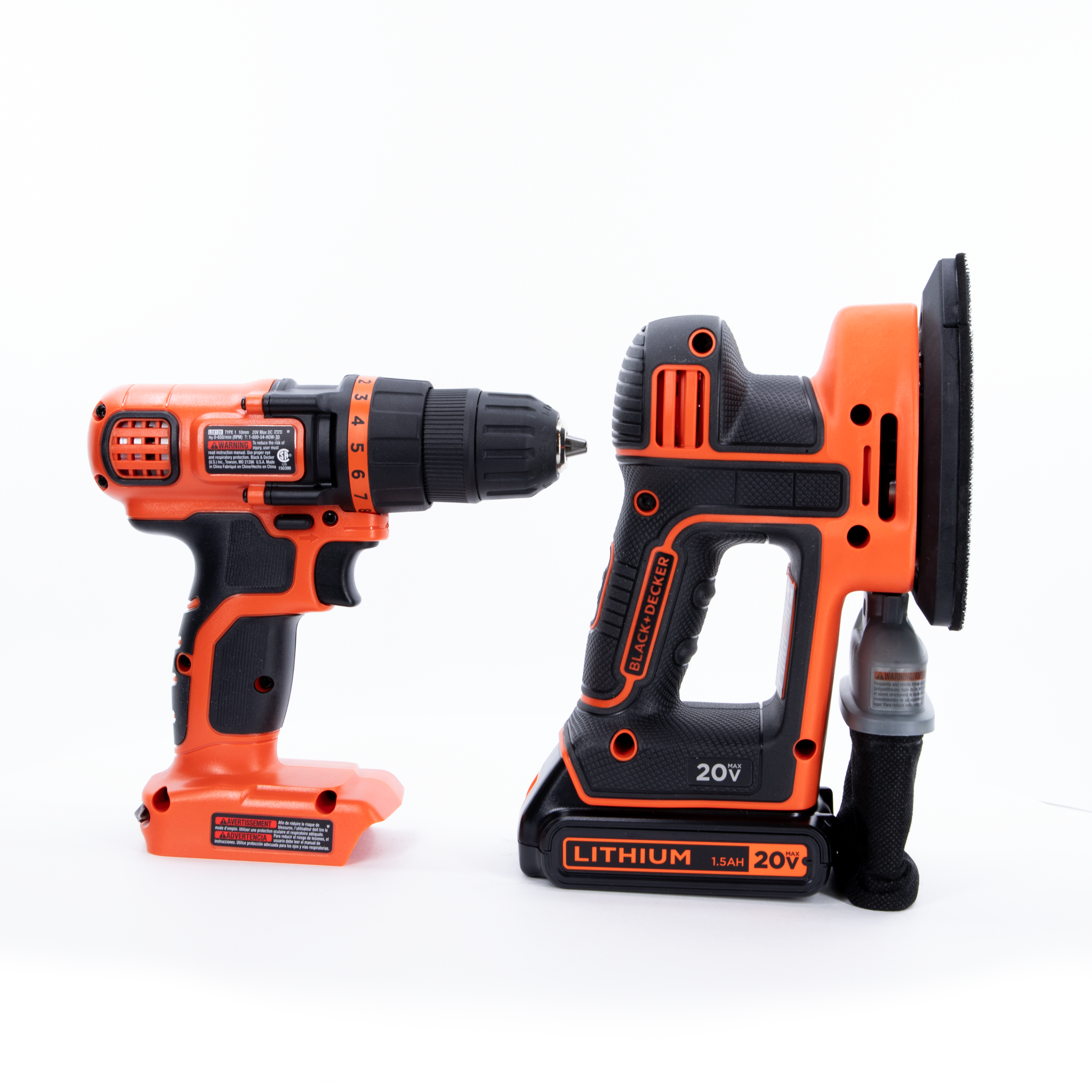 20V MAX* POWERCONNECT™ Cordless Drill/Driver + MOUSE™ Detail Sander Combo Kit