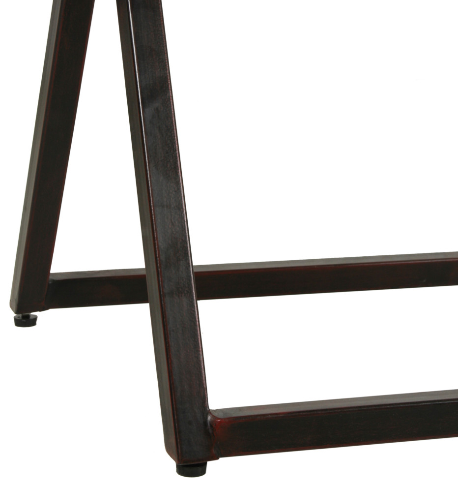 East at Main 20 inch Bronze Round Folding Side Table   Transitional   Side Tables And End Tables   by East at Main  Houzz